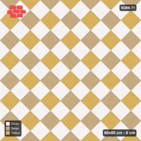 Interlock (Pasco) 60x60 cm · SQ66-71 · Diagonal with Argyle Diamonds
