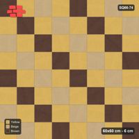 Interlock (Pasco) 60x60 cm · SQ66-74 · Tri-Tone Checker