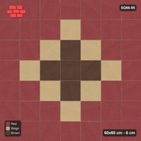 Interlock (Pasco) 60x60 cm · SQ66-95 · Diamond within Diamond