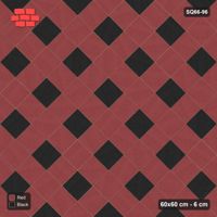 Interlock (Pasco) 60x60 cm · SQ66-96 · Diagonal with Dotted Grid, Even Set