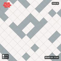 Interlock (Pasco) 60x60 cm · SQ66-99 · Diagonal Tonal Blend