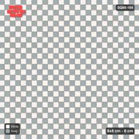 Interlock (Pasco) 8x8 cm · SQ88-104 · Stack Bond Checkerboard 1-Cobble Squares in Kerb Frame