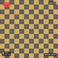 Interlock (Pasco) 8x8 cm · SQ88-109 · Stack Bond Checkerboard 2-Cobble Squares in Kerb Frame