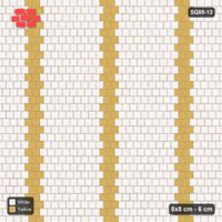 Interlock (Pasco) 8x8 cm · SQ88-13 · Running Bond Cobble Bands