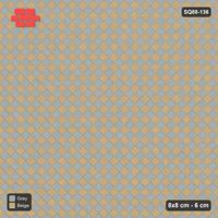 Interlock (Pasco) 8x8 cm · SQ88-136 · Diagonal Stack Bond Tricolour Cobble Weave