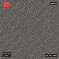 Interlock (Pasco) 8x8 cm · SQ88-16 · Diagonal Running Bond in Kerb Frame