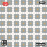 Interlock (Pasco) 8x8 cm · SQ88-163 · Stack Bond Nested Square Cells 3x3 in Kerb Frame