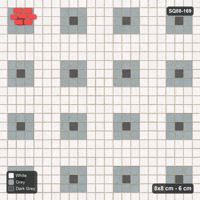 Interlock (Pasco) 8x8 cm · SQ88-169 · Stack Bond Nested Square Cells 5x5 in Kerb Frame