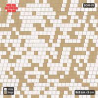 Interlock (Pasco) 8x8 cm · SQ88-20 · Running Bond Ivory Blend