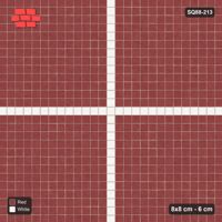 Interlock (Pasco) 8x8 cm · SQ88-213 · Stack Bond Cross Bands 2-Cobble in Kerb Frame