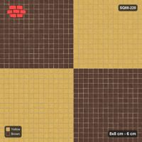 Interlock (Pasco) 8x8 cm · SQ88-220 · Stack Bond Quartered Field