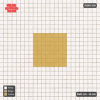 Interlock (Pasco) 8x8 cm · SQ88-226 · Stack Bond Framed Field with Centre Square