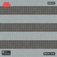 Interlock (Pasco) 8x8 cm · SQ88-243 · Stack Bond Wide Two-Tone Course Bands
