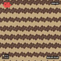 Interlock (Pasco) 8x8 cm · SQ88-250 · Diagonal Running Bond Narrow Two-Tone Course Bands