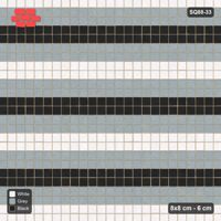 Interlock (Pasco) 8x8 cm · SQ88-33 · Stack Bond Tonal Course Stripes