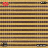 Interlock (Pasco) 8x8 cm · SQ88-67 · Running Bond Alternate Course Stripes
