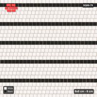 Interlock (Pasco) 8x8 cm · SQ88-78 · Quarter-Offset Running Bond Every Fifth Course Accent
