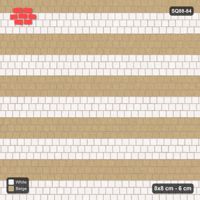 Interlock (Pasco) 8x8 cm · SQ88-84 · Third-Offset Running Bond Broad Course Bands in Kerb Frame