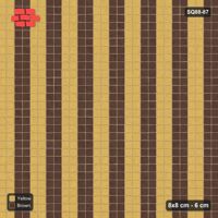 Interlock (Pasco) 8x8 cm · SQ88-87 · Stack Bond Paired Column Stripes