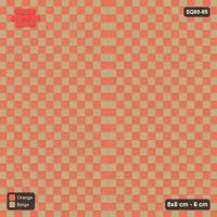 Interlock (Pasco) 8x8 cm · SQ88-95 · Stack Bond Zig-Zag Chevron Stripes 1-Cobble