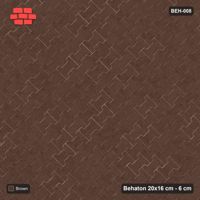 Interlock (Pasco) 20x16 cm · BEH-008 · Plain running-bond interlock, laid on the diagonal, kerb frame