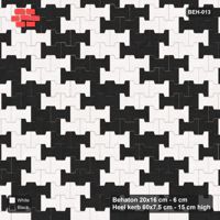 Interlock (Pasco) 20x16 cm · BEH-013 · Checker of whole pavers, kerb frame