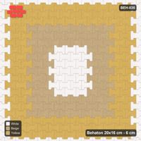 Interlock (Pasco) 20x16 cm · BEH-035 · Concentric colour rings
