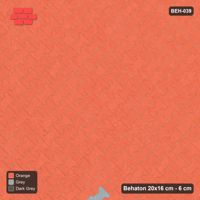 Interlock (Pasco) 20x16 cm · BEH-039 · Central medallion, laid on the diagonal, kerb frame