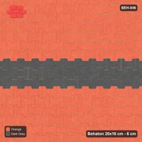 Interlock (Pasco) 20x16 cm · BEH-046 · Central feature band, kerb frame