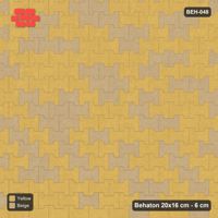 Interlock (Pasco) 20x16 cm · BEH-048 · Soft tonal blend, kerb frame