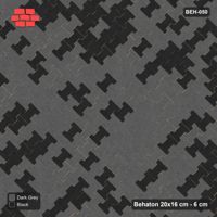 Interlock (Pasco) 20x16 cm · BEH-050 · Soft tonal blend, laid on the diagonal