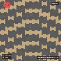 Interlock (Pasco) 20x16 cm · BEH-097 · Chevron colour bands
