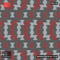 Interlock (Pasco) 20x16 cm · BEH-104 · Chevron colour bands, turned 90 deg