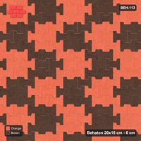 Interlock (Pasco) 20x16 cm · BEH-113 · Block checker of paired pavers 2x3, kerb frame