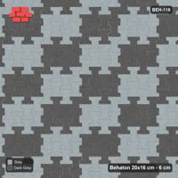 Interlock (Pasco) 20x16 cm · BEH-116 · Block checker of paired pavers 2x4, turned 90 deg
