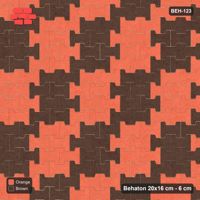 Interlock (Pasco) 20x16 cm · BEH-123 · Block checker of paired pavers 2x4, kerb frame