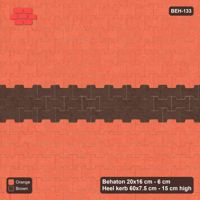 Interlock (Pasco) 20x16 cm · BEH-133 · Feature road band, lengthwise, kerb frame