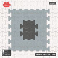 Interlock (Pasco) 20x16 cm · BEH-171 · Central medallion, kerb frame