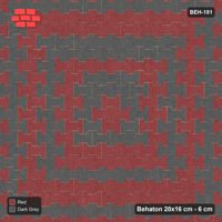 Interlock (Pasco) 20x16 cm · BEH-181 · Square colour rings