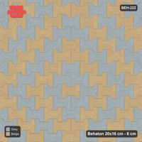 Interlock (Pasco) 20x16 cm · BEH-222 · Diamond colour rings, kerb frame
