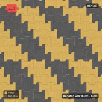 Interlock (Pasco) 20x16 cm · BEH-227 · Diagonal ribbons, kerb frame