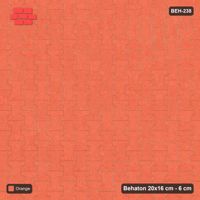 Interlock (Pasco) 20x16 cm · BEH-238 · Plain running-bond interlock, turned 90 deg, kerb frame