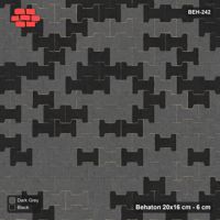 Interlock (Pasco) 20x16 cm · BEH-242 · Soft tonal blend, kerb frame
