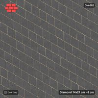 Interlock (Pasco) 14x21 cm · DIA-002 · Native Interlock 60 deg - solid tone, kerb frame