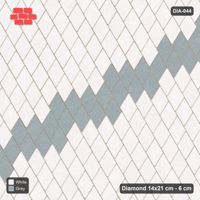 Interlock (Pasco) 14x21 cm · DIA-044 · Native Interlock 30 deg - diagonal feature band, edge to edge
