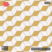 Interlock (Pasco) 14x21 cm · DIA-098 · Tumbling cubes, 3-tone 150 deg - kerb frame