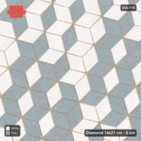 Interlock (Pasco) 14x21 cm · DIA-115 · Tumbling cubes, 3x3 flip blocks 15 deg - edge to edge