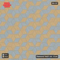 Interlock (Pasco) 14x21 cm · DIA-127 · Tumbling cubes, 3x3 flip blocks 30 deg - edge to edge