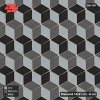Interlock (Pasco) 14x21 cm · DIA-136 · Tumbling cubes, alternating columns 0 deg - kerb frame