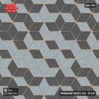 Interlock (Pasco) 14x21 cm · DIA-146 · Tumbling cubes, cross band 30 deg - kerb frame